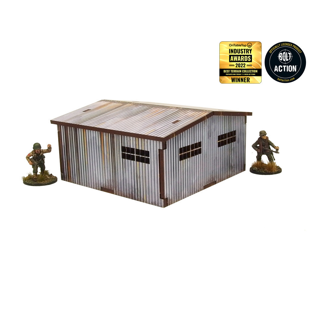 WW2 - Normandy Large Tin Shed