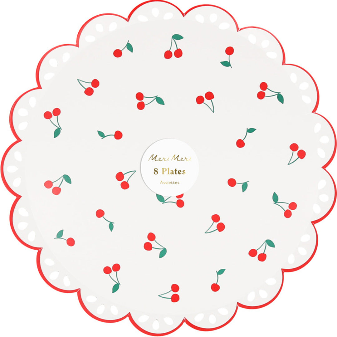 Meri meri borden cherry - small - 8st