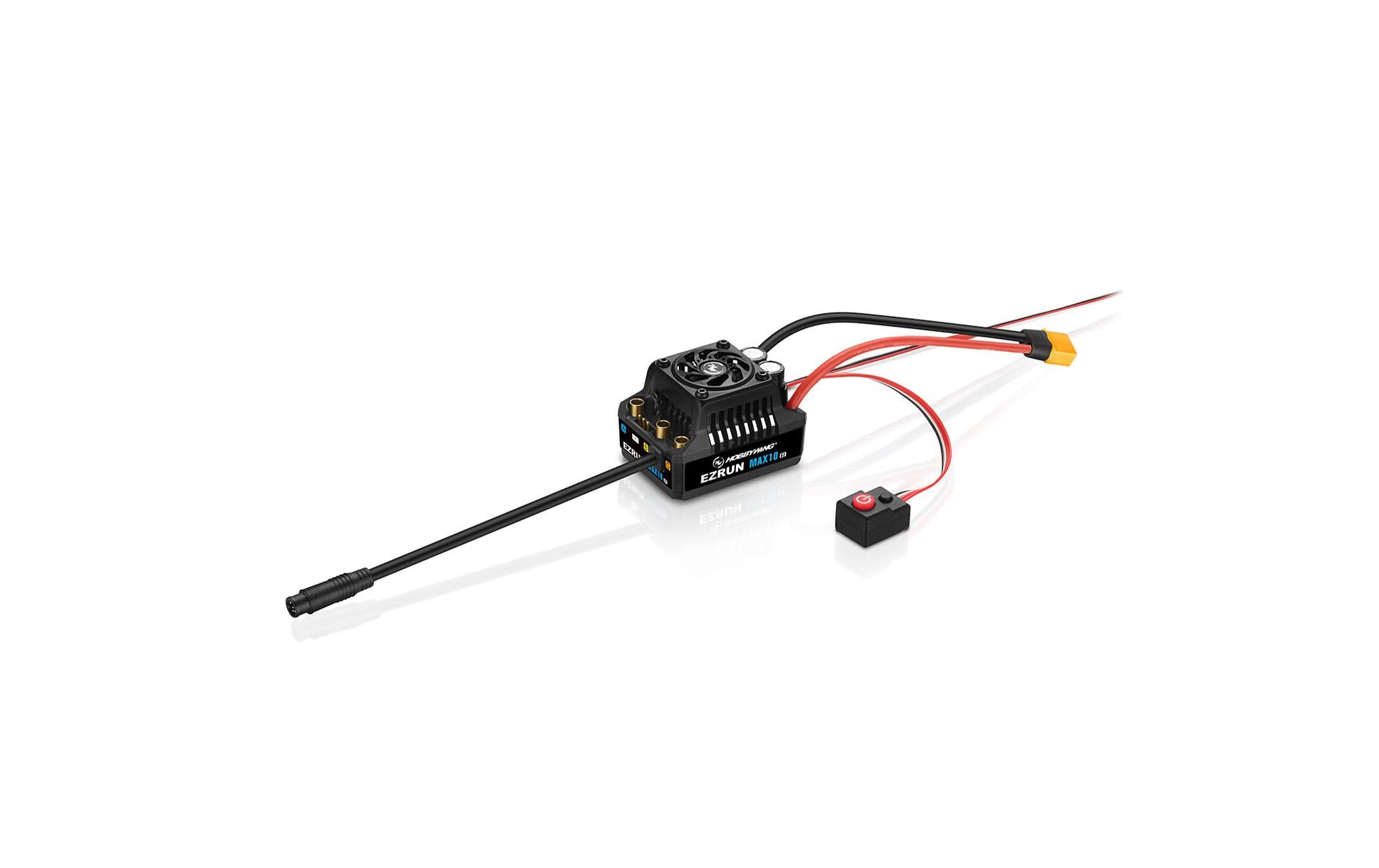 Brushless Regler Ezrun MAX10 G2 80A, 2-3SESC für RC Fahrzeuge mit Brushless Sensored oder Sensorless Motoren