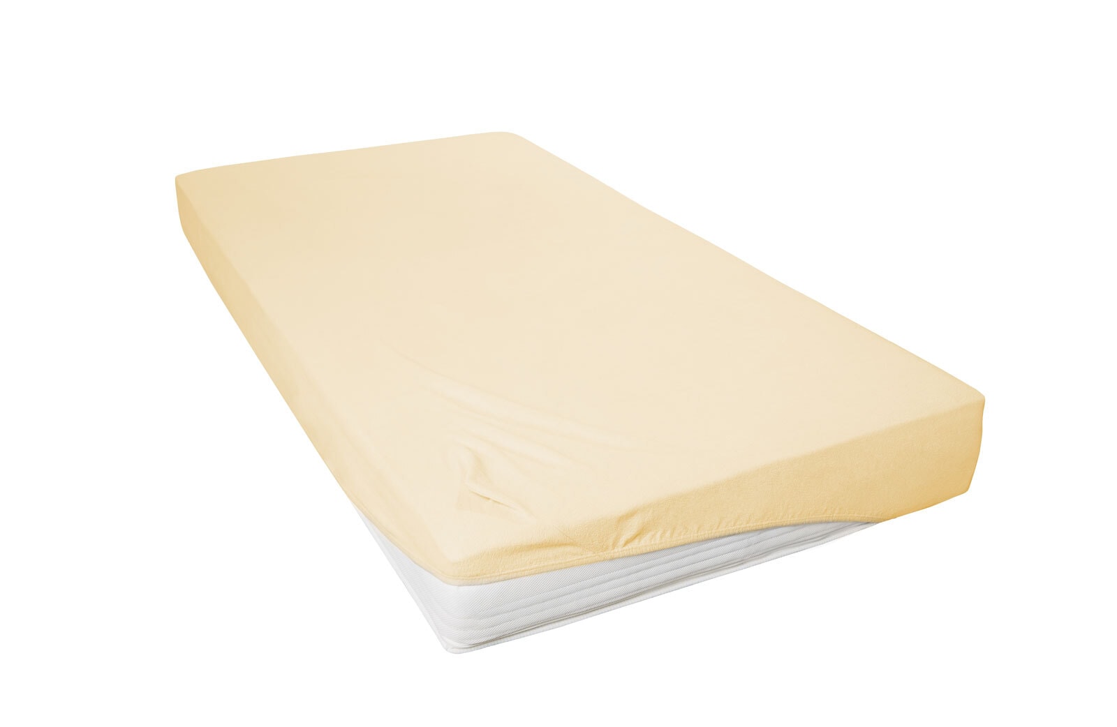 Vario Spannbetttuch Teddy-Flausch 90-100 x 200 cm pfirsich