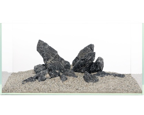 Aquariumdecoratieset Aquadeco Mini Landscape zwart voor 60 cm aquarium