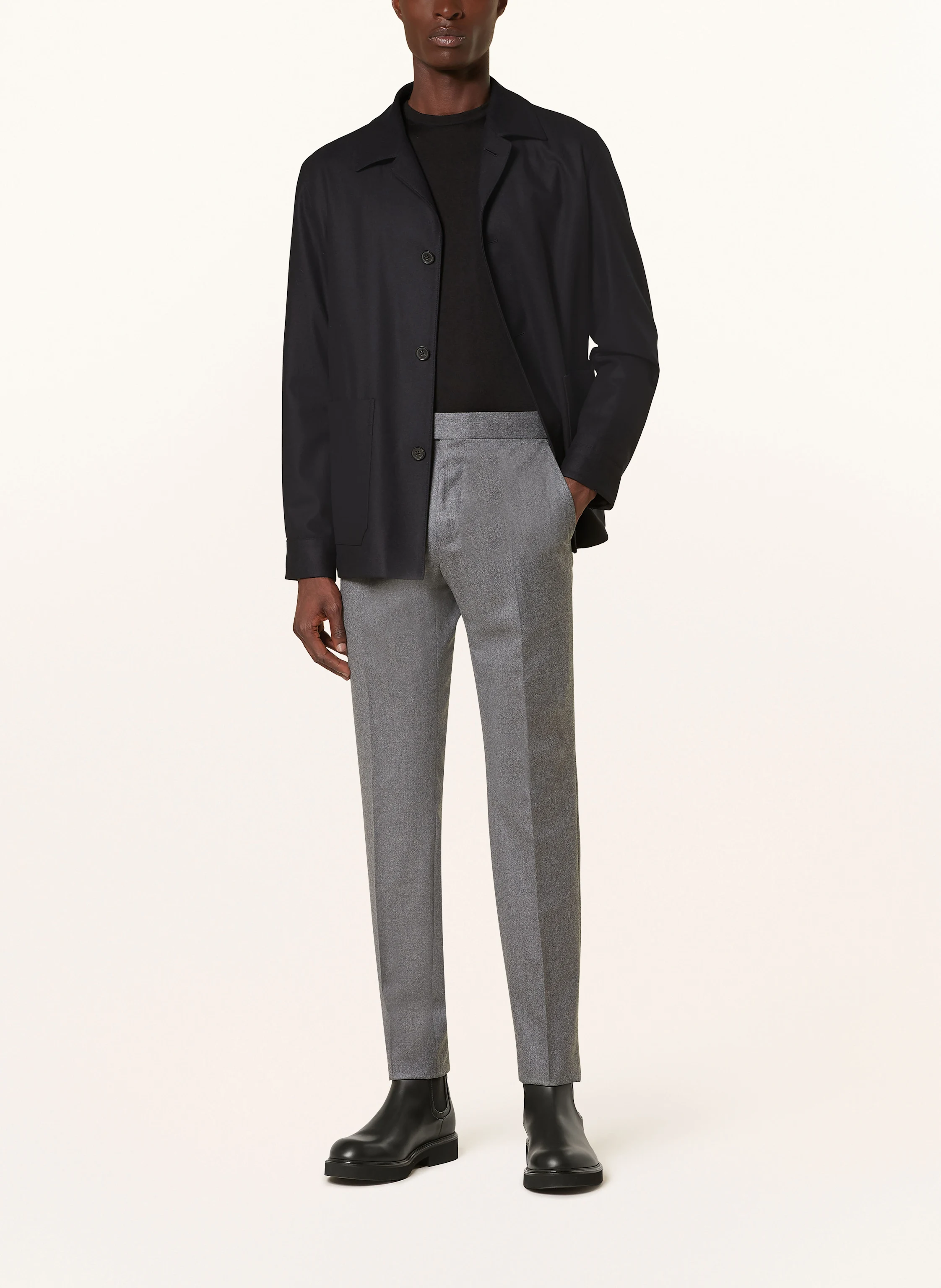 ZEGNA Flanellhose Extra Slim Fit