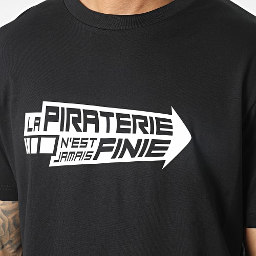 Tee Shirt Oversize Large Flèche Noir Blanc