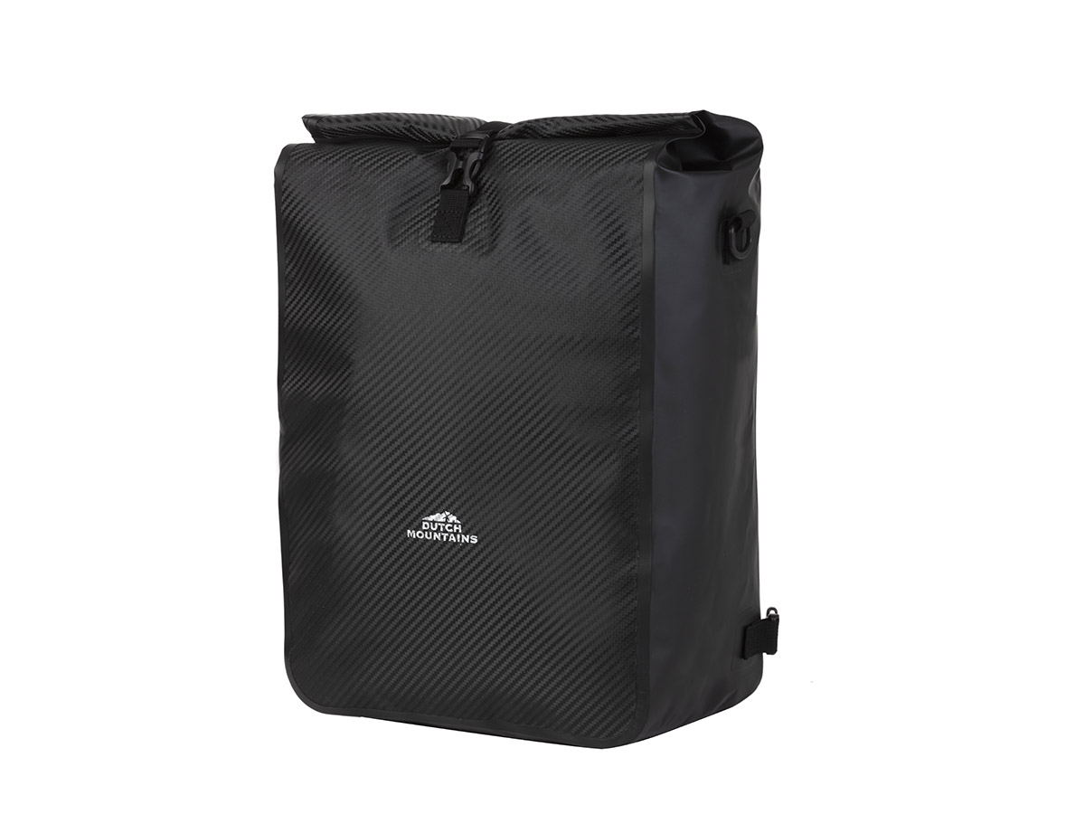 Dutch Mountains 28 liter 3 in 1 enkele fietstas - Black