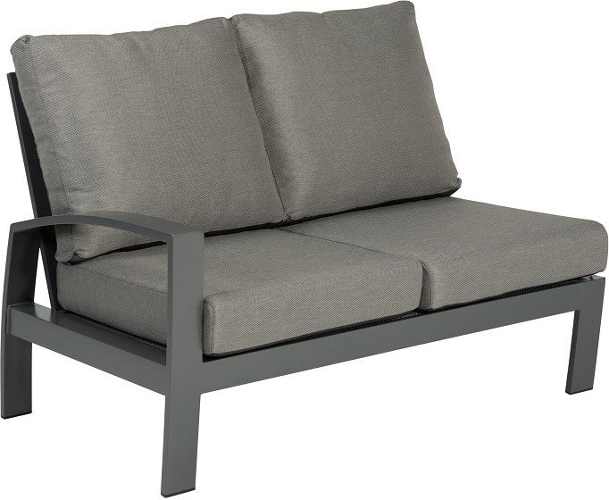 Tierra Outdoor 2-zits loungebank rechts Valencia antraciet