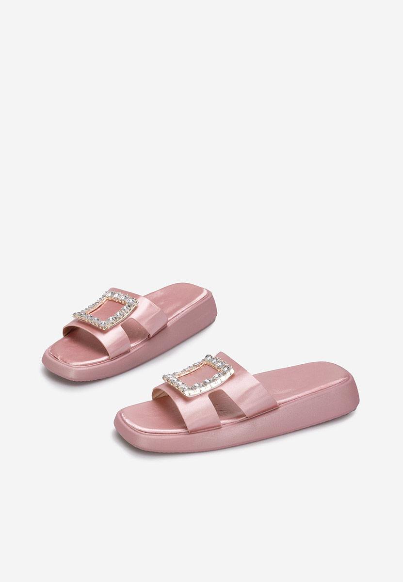 Pantoufles pour femme roses Margaret