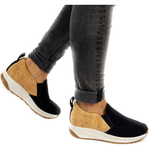 Nae Vegan Shoes - Veka NeoCork Negro