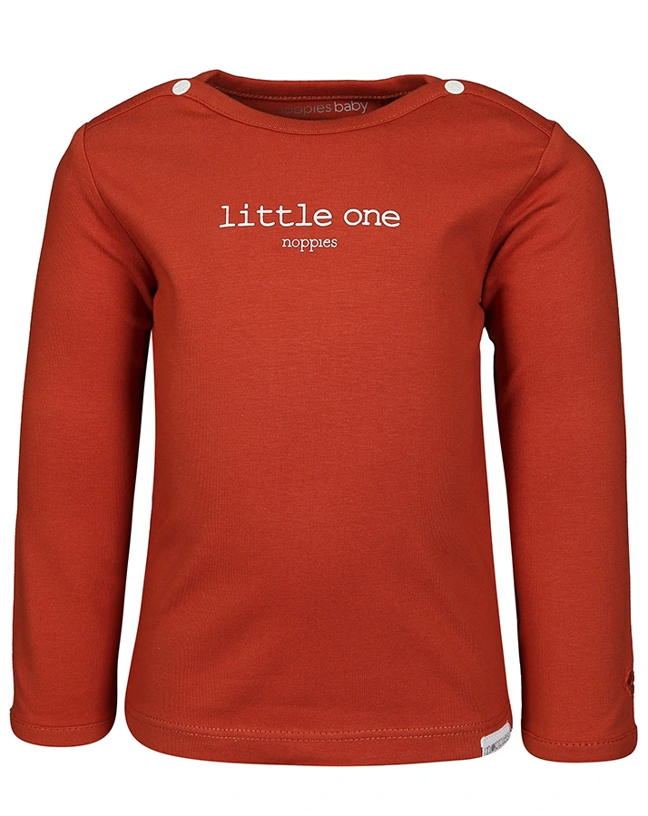 Langarmshirt HESTER – LITTLE ONE in rostrot
