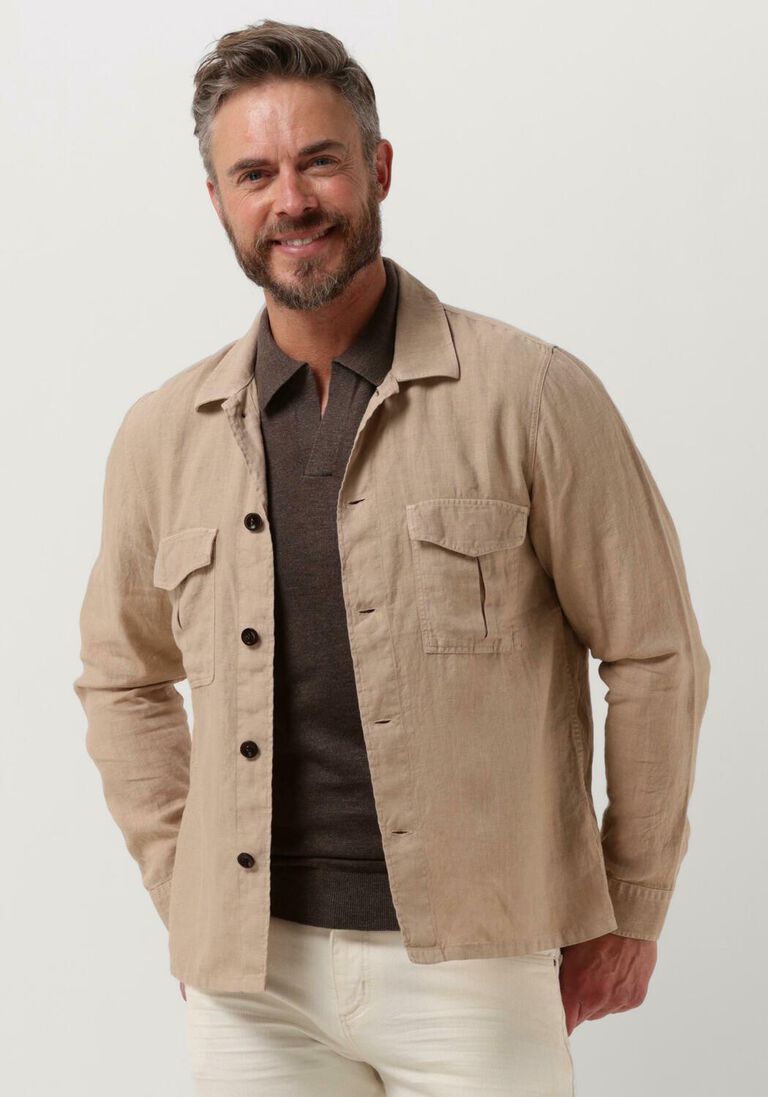 PROFUOMO beige profuomo overshirt ppuf10001