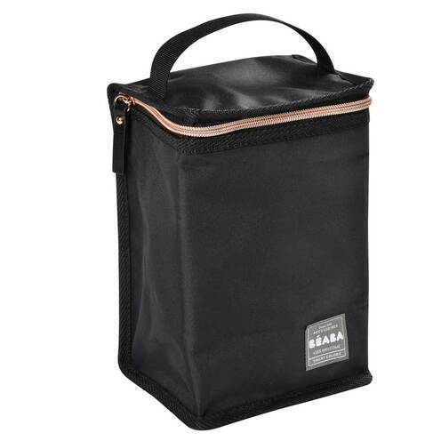 Pochette repas isotherme noir/rose - BEABA