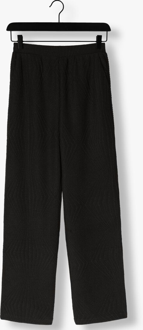 ALIX THE LABEL zwarte alix the label pantalon ladies knitted lurex pants