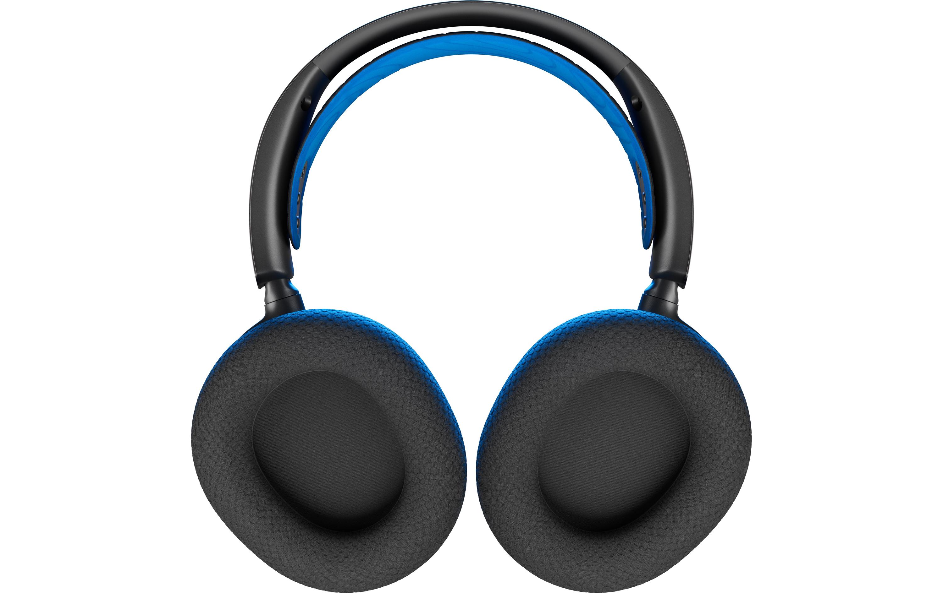 Headset Arctis Nova 7P Blau/Schwarz<br>Kabelloses Gaming-Headset mit Surround-Sound