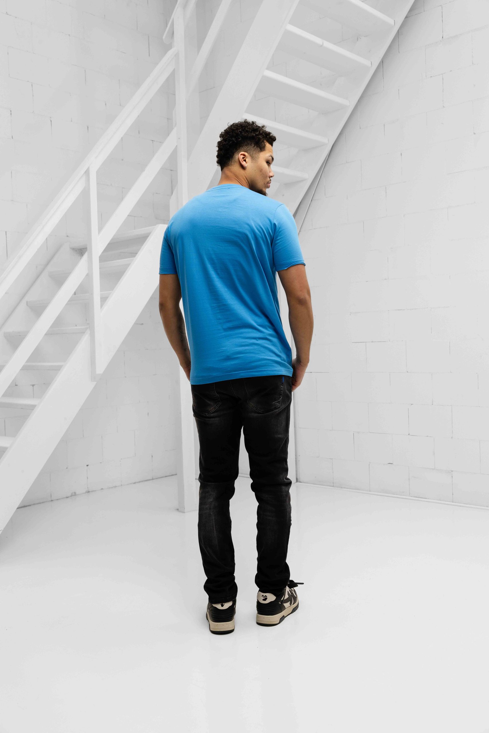 Iceberg 5D F02N Jersey T-Shirt Heren Blauw