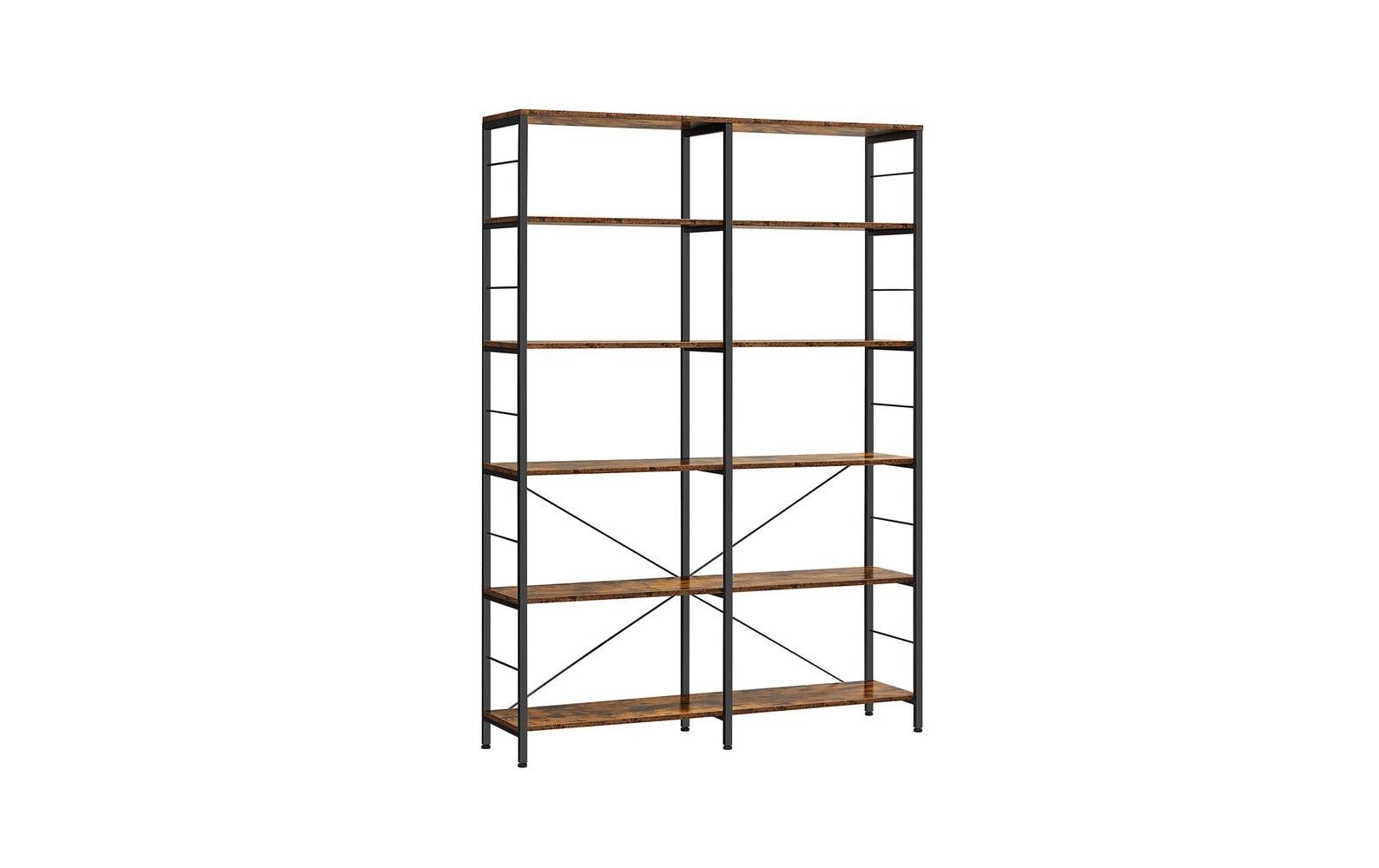 Regal Industrie-Design Braun/Schwarz<br>Wohnregal