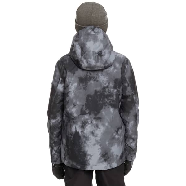 Veste de ski QUIKSILVER MISSION PRINTED YOUTH JK TRUE BLACK QUIET STORM