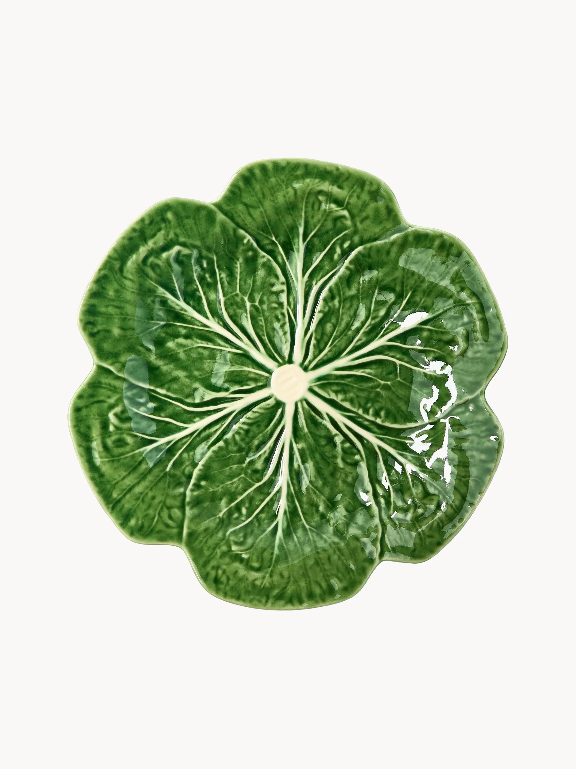 Handbeschilderde dinerborden Cabbage, 2-delig