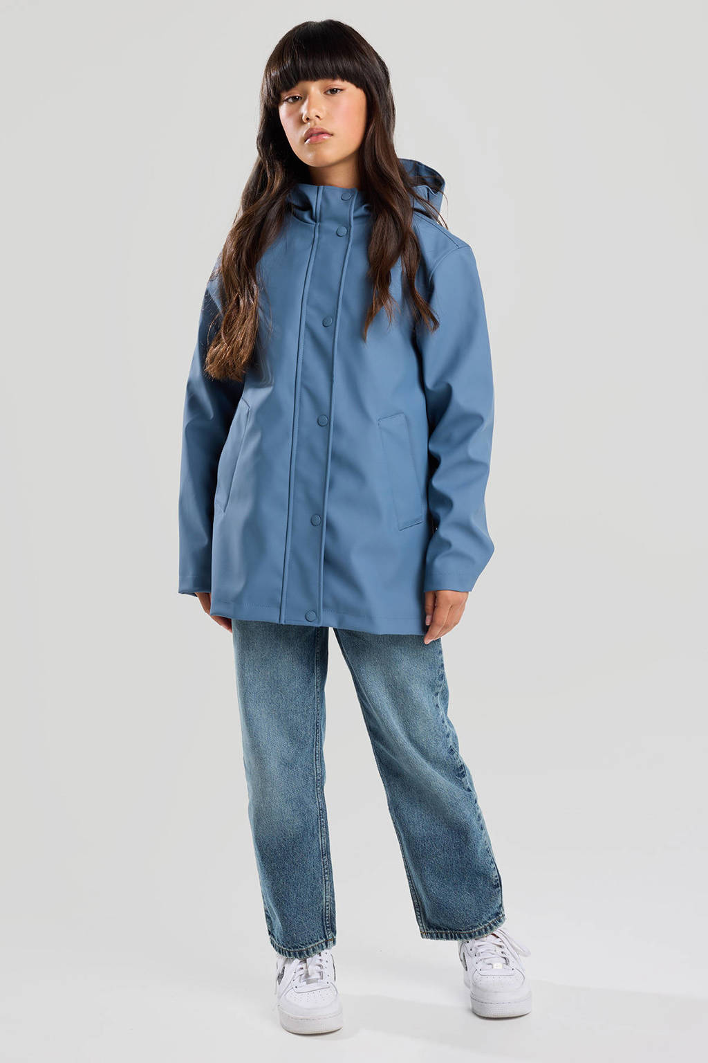 America Today regenjas blauw