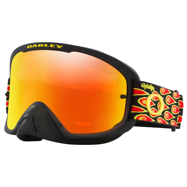 Oakley - Masque O Frame 2.0 Pro MX Troy Lee Designs Speed Bubbles - Ecran iridium Noir / Jaune