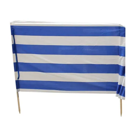Idena Windschutz, 8 m x 80 cm, blau/weiß