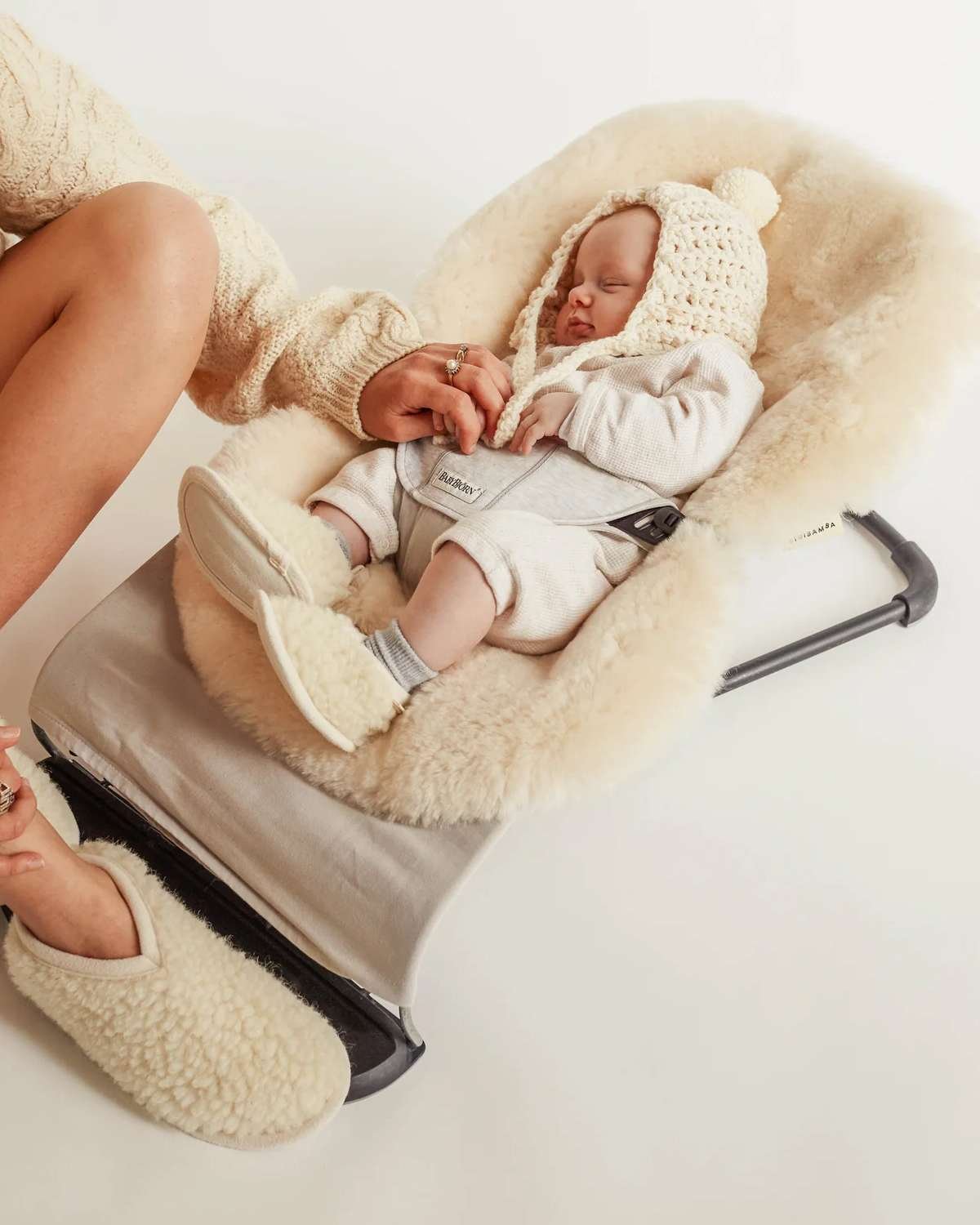 Ulltøfler Baby – Ullfleece & Skinn – 100% Merino | Booties