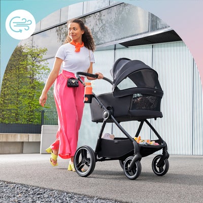 Kinderkraft NEA 2-in-1 Duovogn, Deep Grey