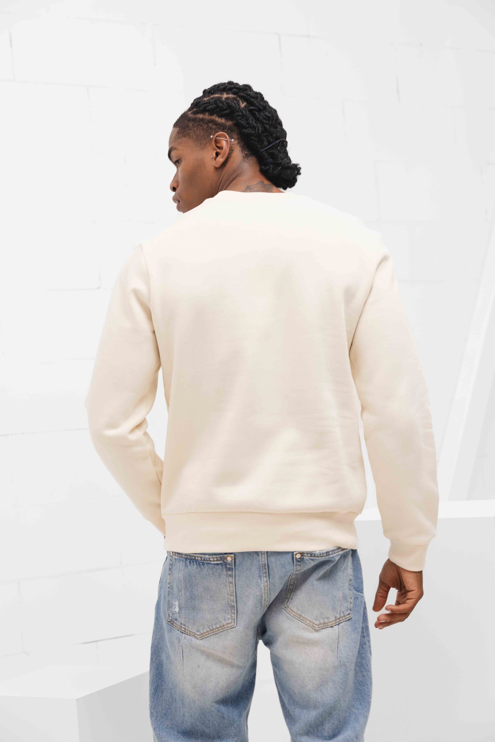 Lacoste Basic Sweater Heren Gebroken Wit