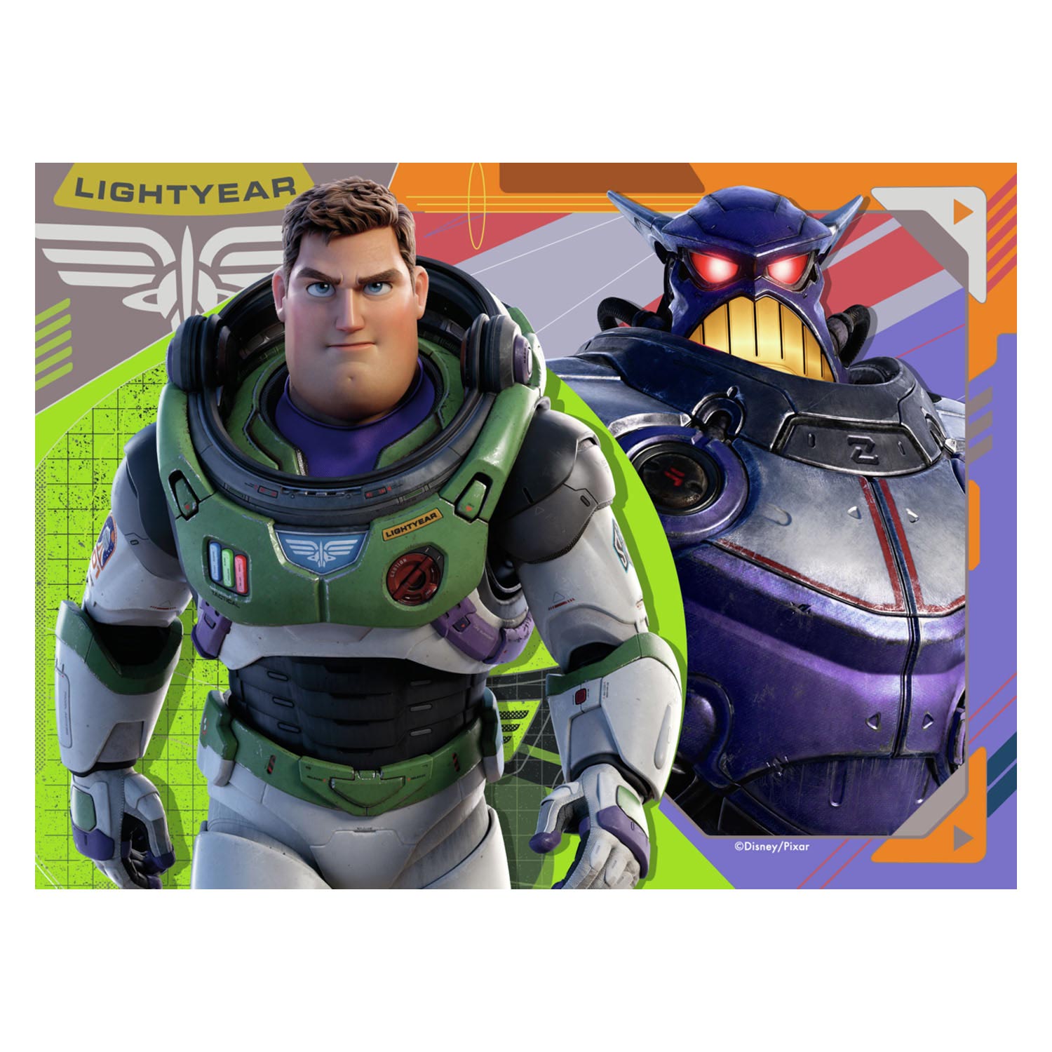 Disney Lightyear 4in1 Legpuzzel