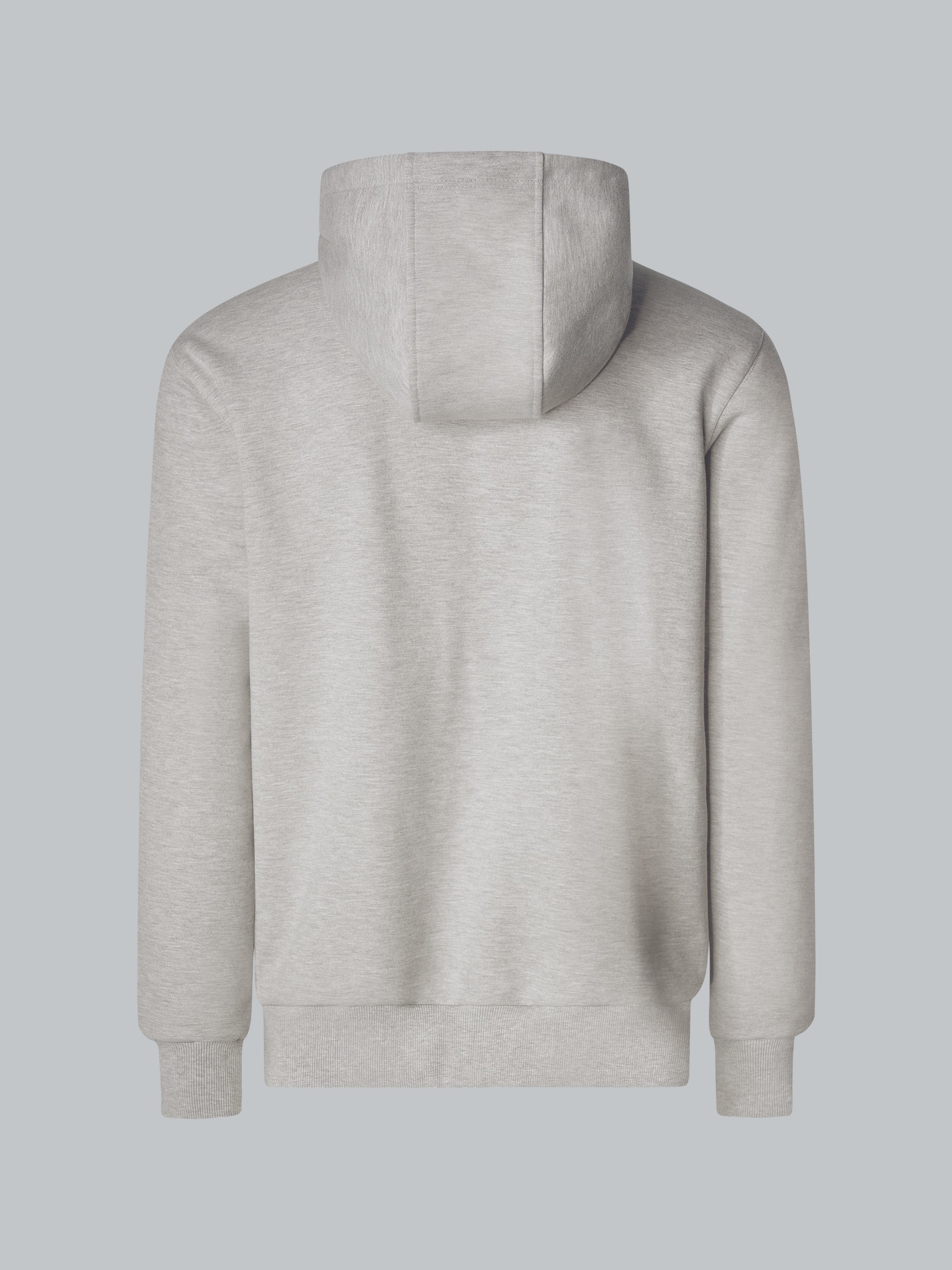 Hoodie aus SweatqualitätGrau-melange