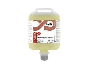 Sanitetsrengøring Sure Washroom Cleaner DVM 2ltr Ecolabel uden Farve/Parfume,3 stk x 2 ltr/krt