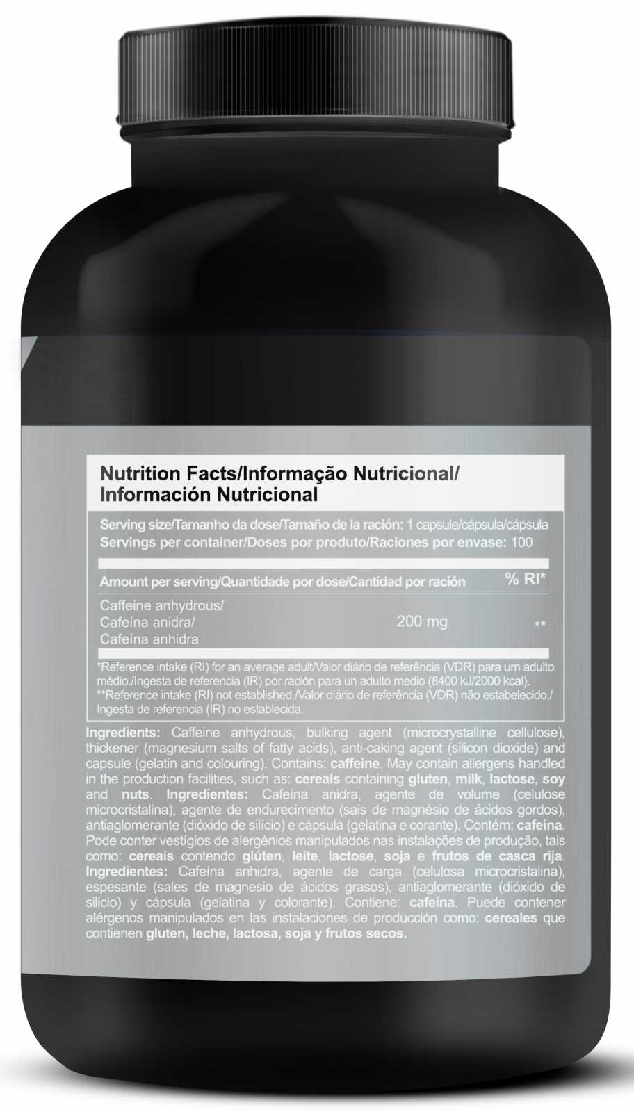 Zumub Cafeína Profissional 100 cápsulas