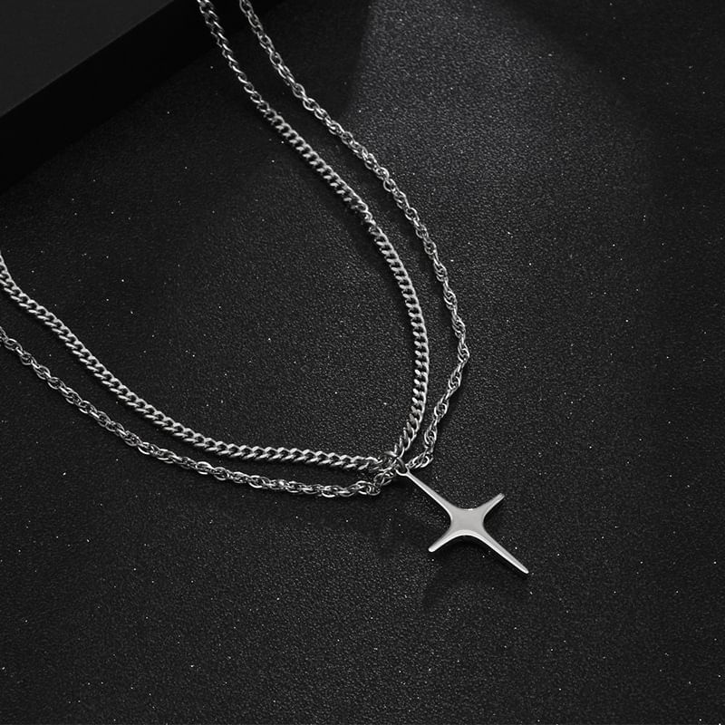 Tenri - gelaagde ketting met sterhanger
