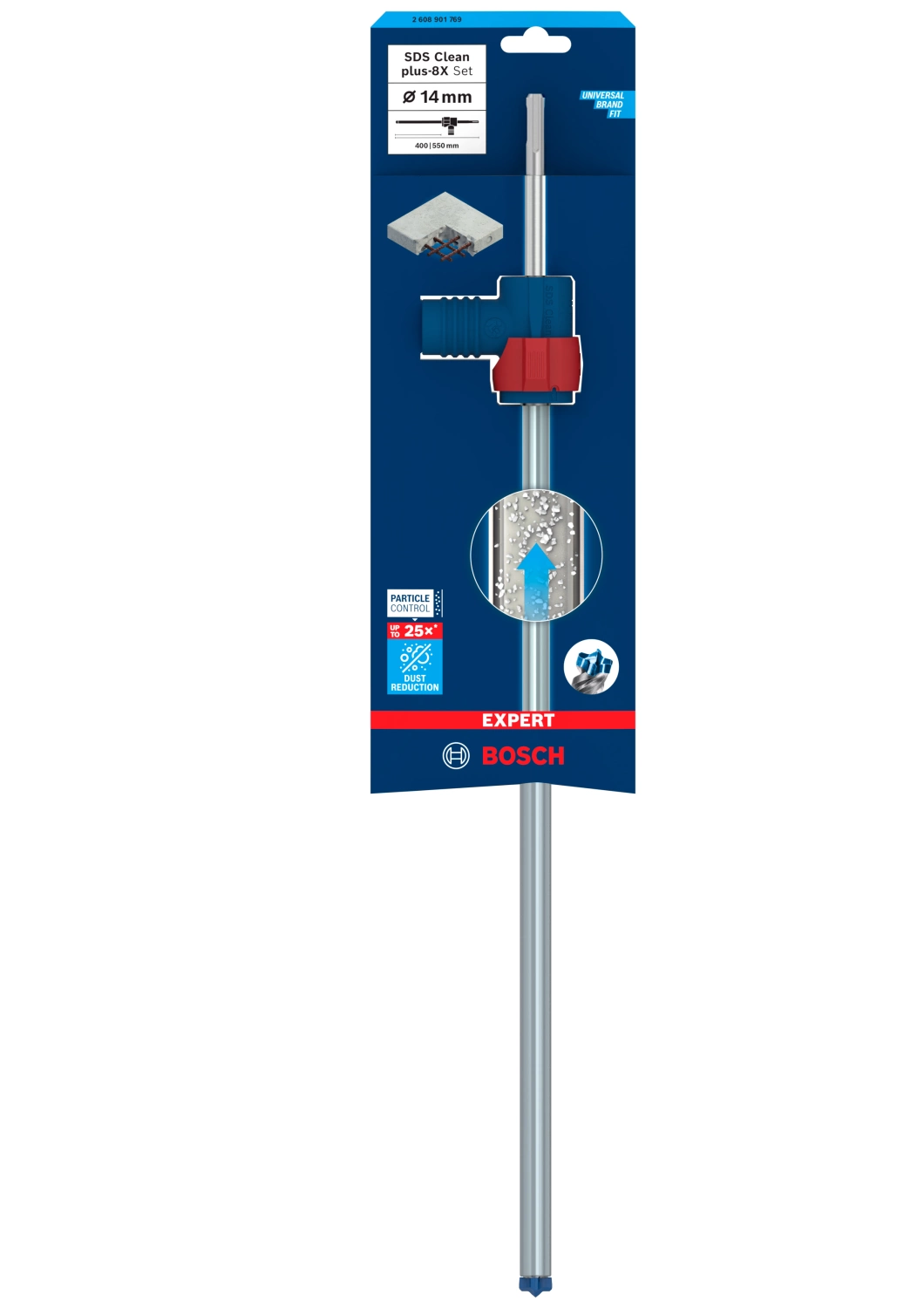 Bosch 2608901769 EXPERT Hamerboor SDS Clean SDS plus-8X - 14x400x550mm met connector