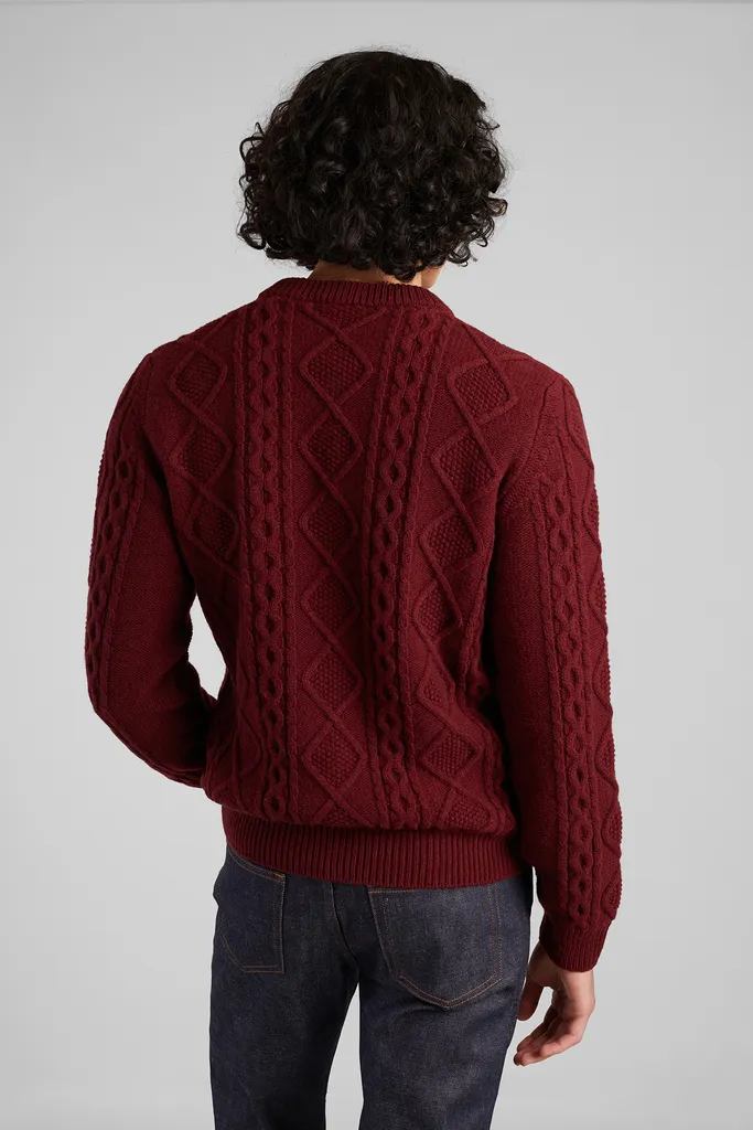 Pull torsadé en laine recyclée L'Exception Paris