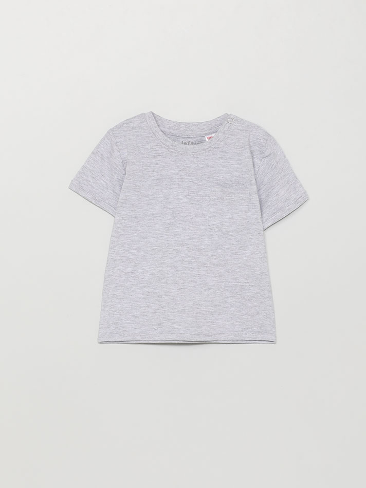 Pacote com 4 camisetas lisas de manga curta - Brancas