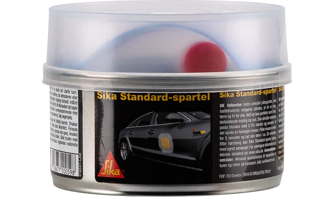 Standard spartelmasse 500 g. inkl hærder
