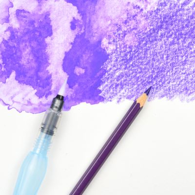 Pentel Arts - Boite de 12 crayons de couleurs aquarellables CB9-12U
