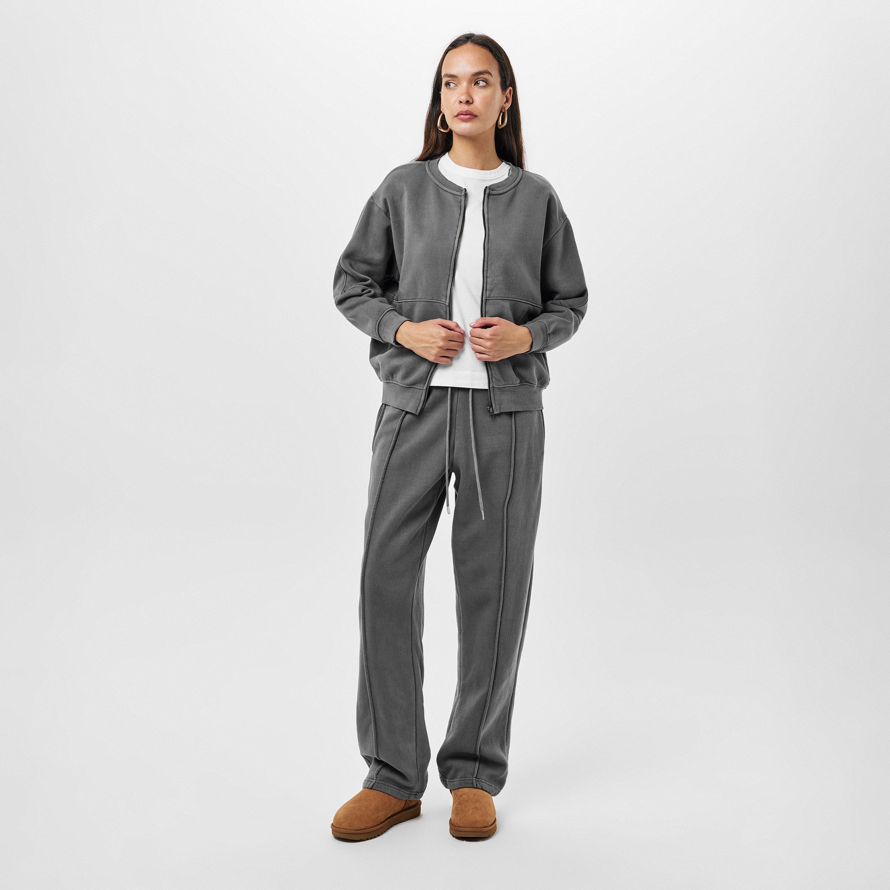 Missy Empire Seam Detail Wide Leg Joggers