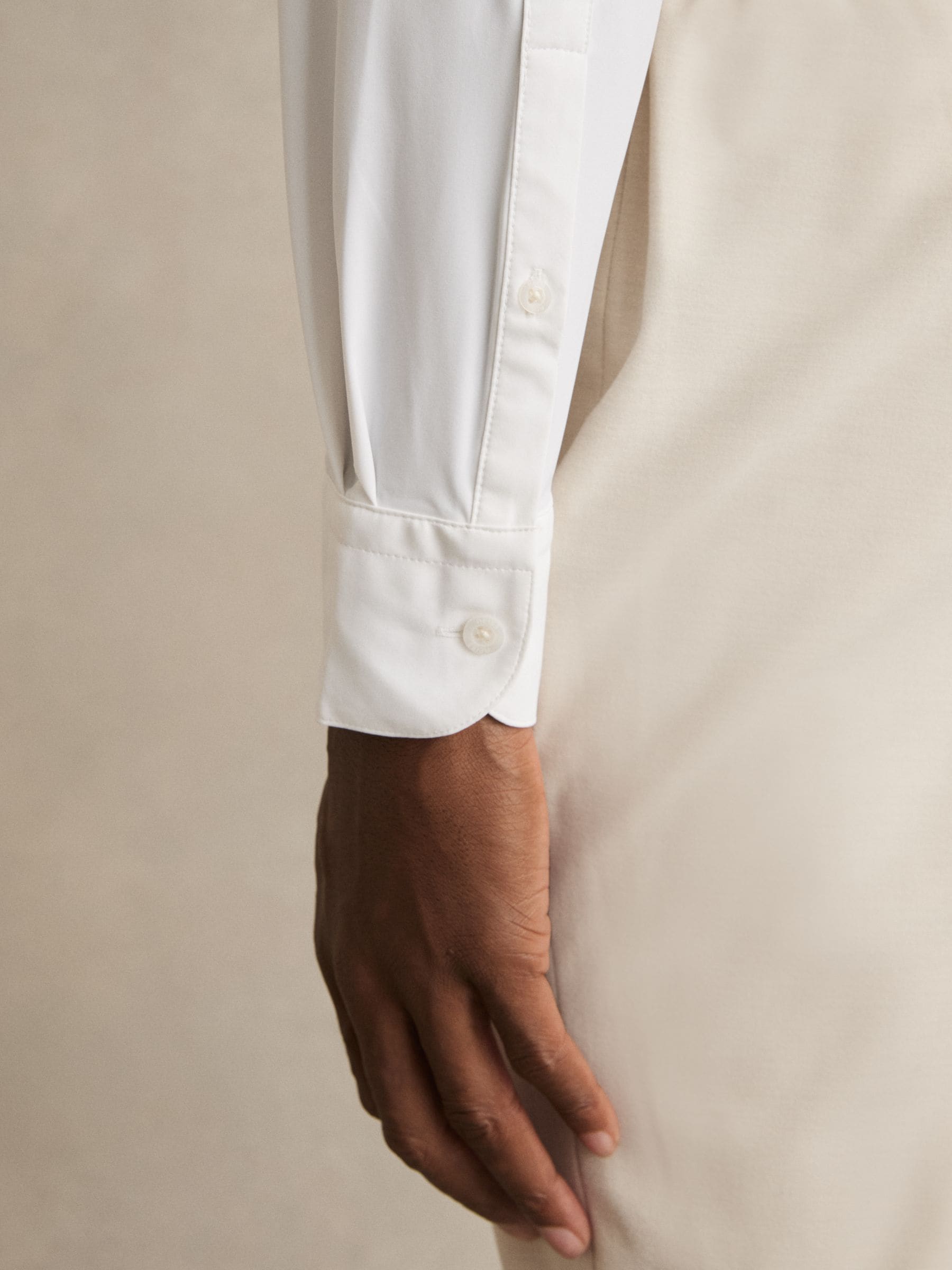 Wit - Reiss Voyager Long Sleeve Travel Shirt