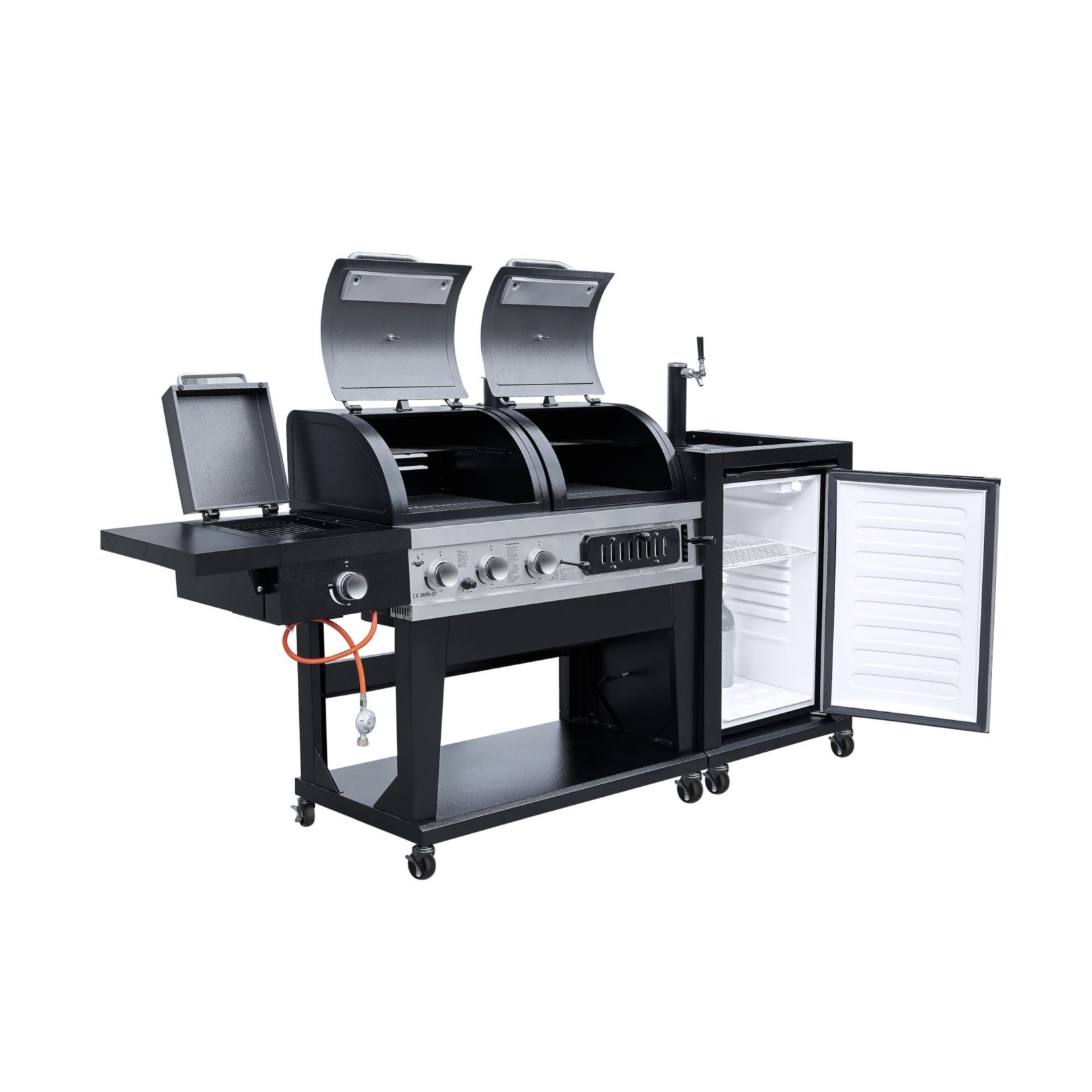 El Fuego® Kombigrill 3-in-1 mit Bierkühler und Zapfanlage