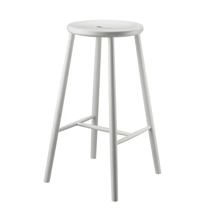 FDB Møbler - J27B Barhocker, Buche weiss