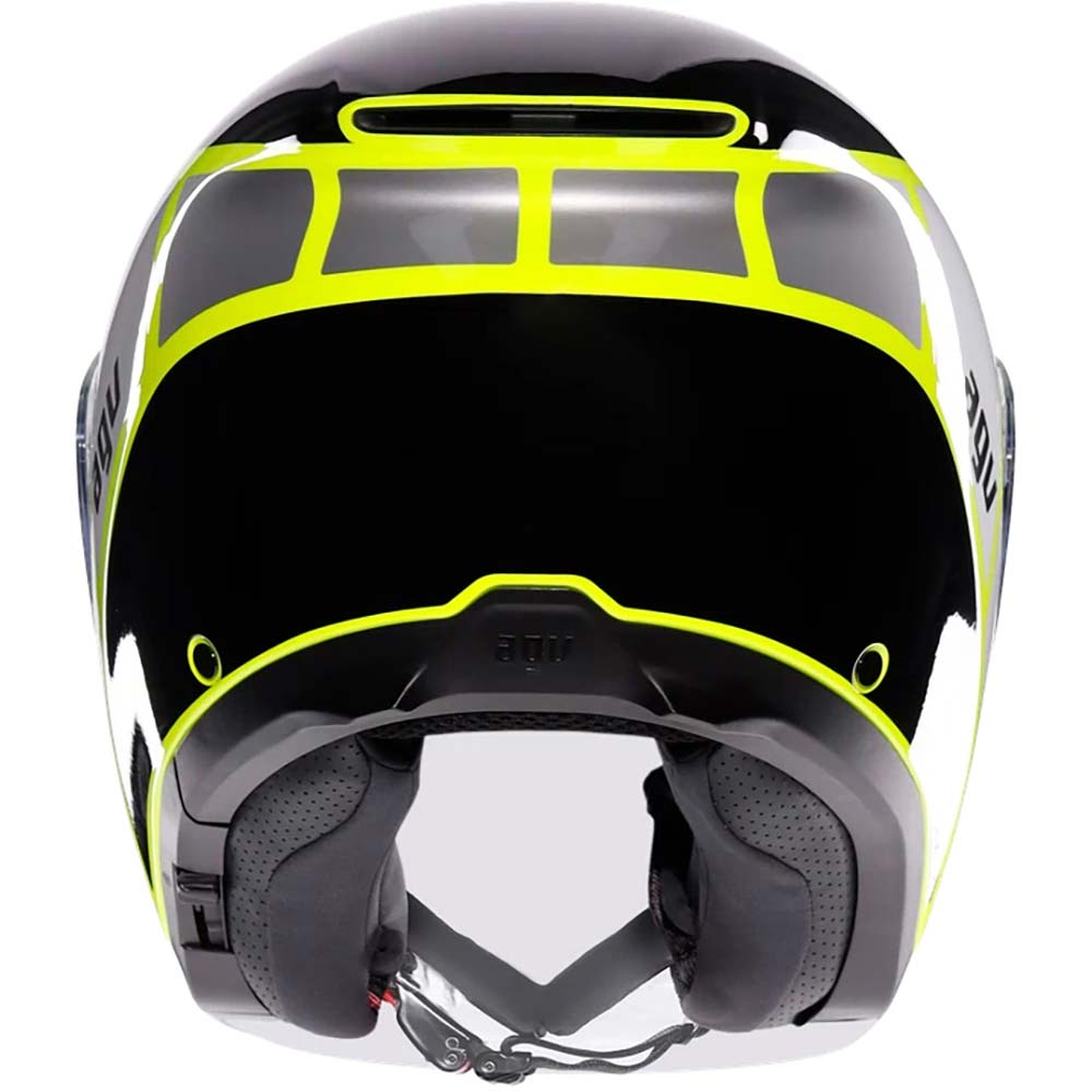 AGV - Casque Irides Davao Gris / Noir / Jaune fluo