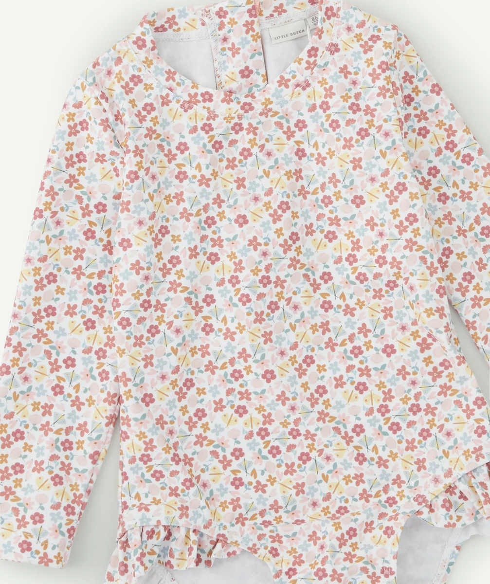 LITTLE DUTCHCOMBINAISON DE BAIN BÉBÉ FILLE EN POLYESTER RECYCLÉ FLEURIE