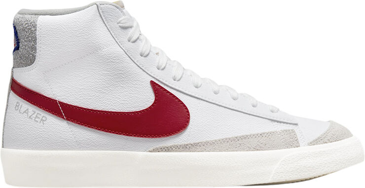 Nike blazer mid '77 White/gym red-lt smoke grey-phantom