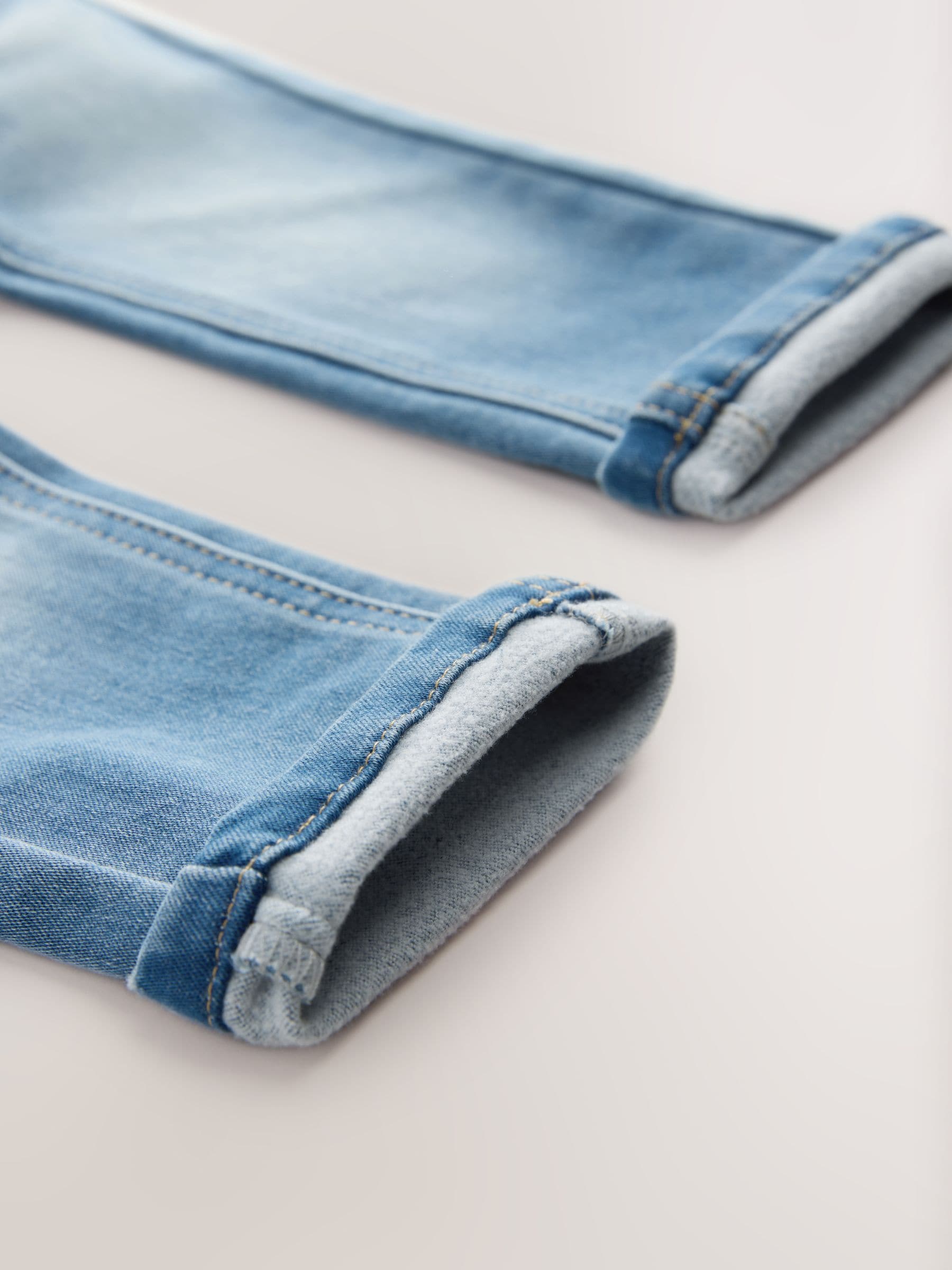 Denim met medium wassing - Superzachte jeans met stretch en elastische taille (3 mnd-7 jr)