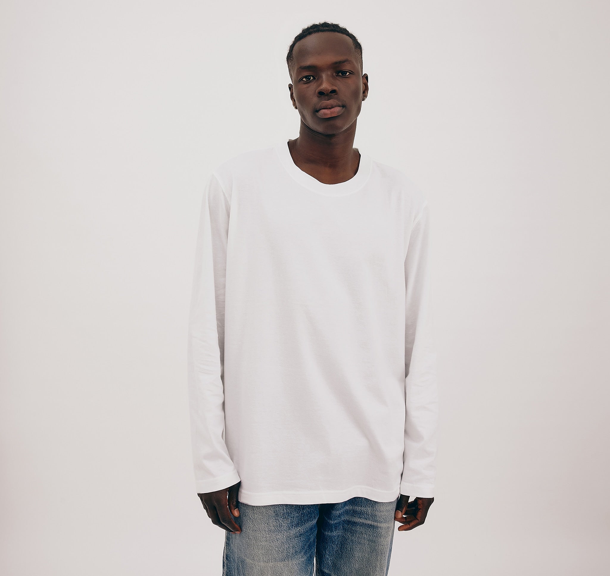 ORGANIC COTTON<br>True Boxy Fit Long Sleeve Tee
