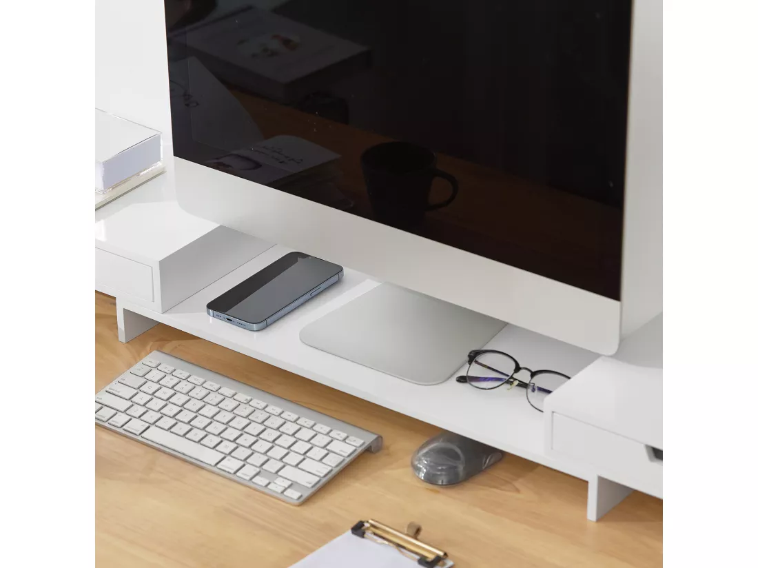 Support de Moniteur Écran Ergonomique Support pour Écran d'ordinateur Universal, BBF04-W