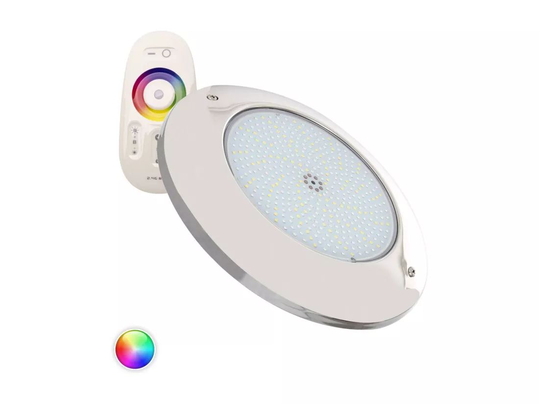 Spot LED Piscine en Saillie Inox RGBW Submersible 12V DC IP68 35W Oui RGBW