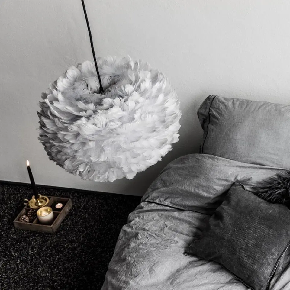 Umage Eos Medium lampenkap light grey - Ø 45 cm