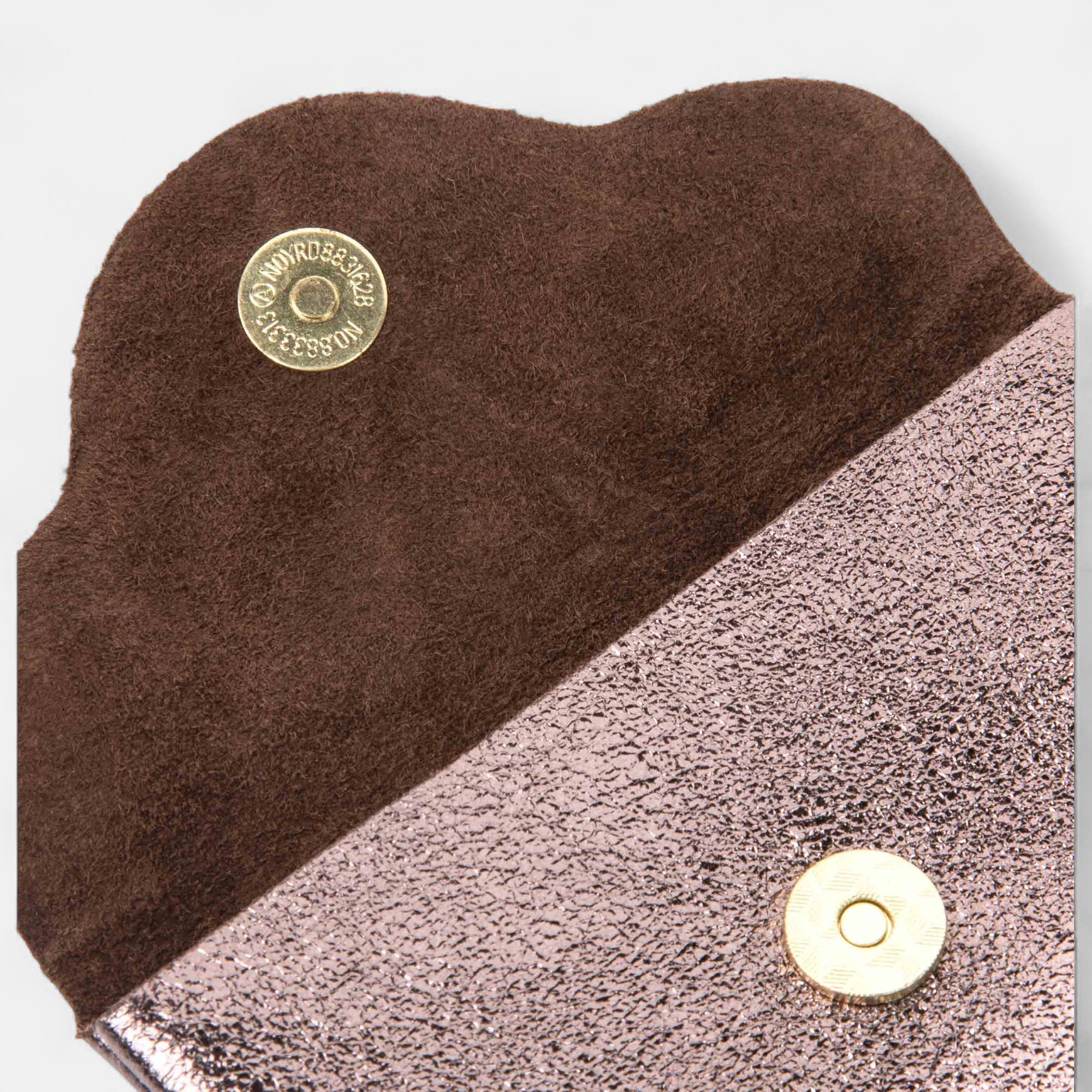 Petite maroquinerie en cuir marron