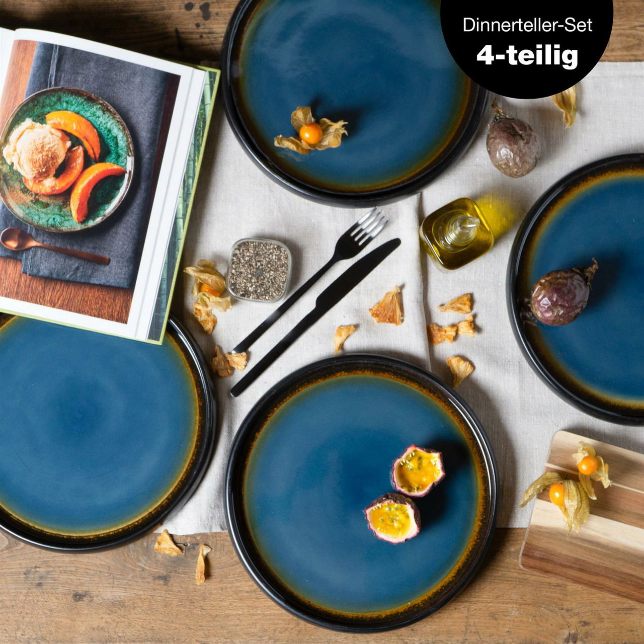 Moritz & Moritz Speiseteller 4-tlg. REACTIV